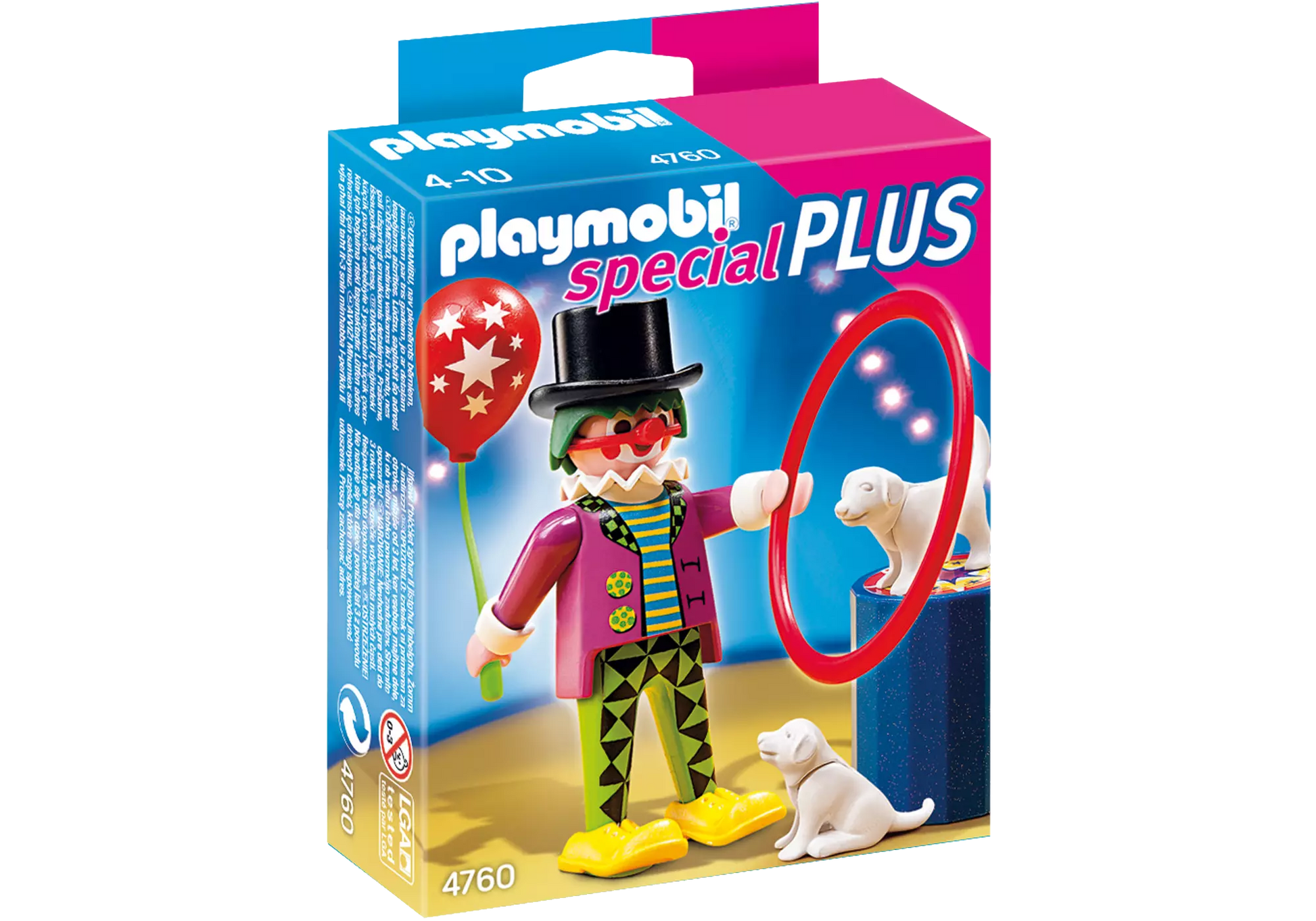 Playmobil 4760 Sammlerstück Special Plus Clown mit Hundedressur - plegobil
