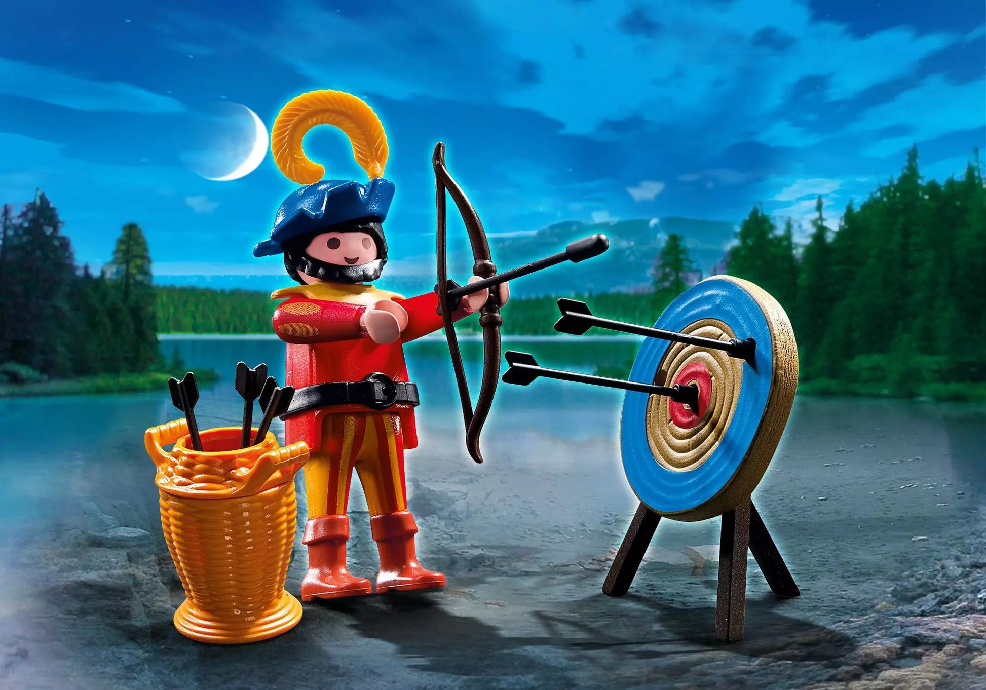 Playmobil 4762 Sammlerstück Special Plus Bogenschütze mit Zielscheibe - plegobil