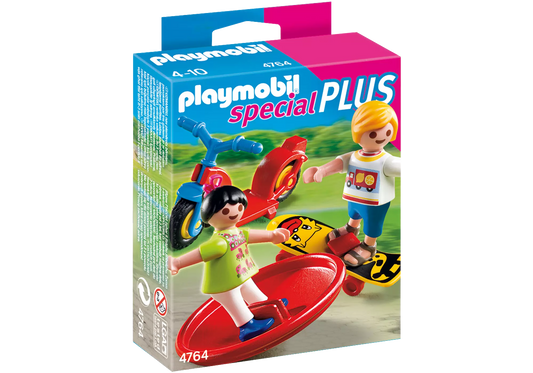 Playmobil 4764 Sammlerstück Special Plus 2 Kinder mit Spielgeräten - plegobil