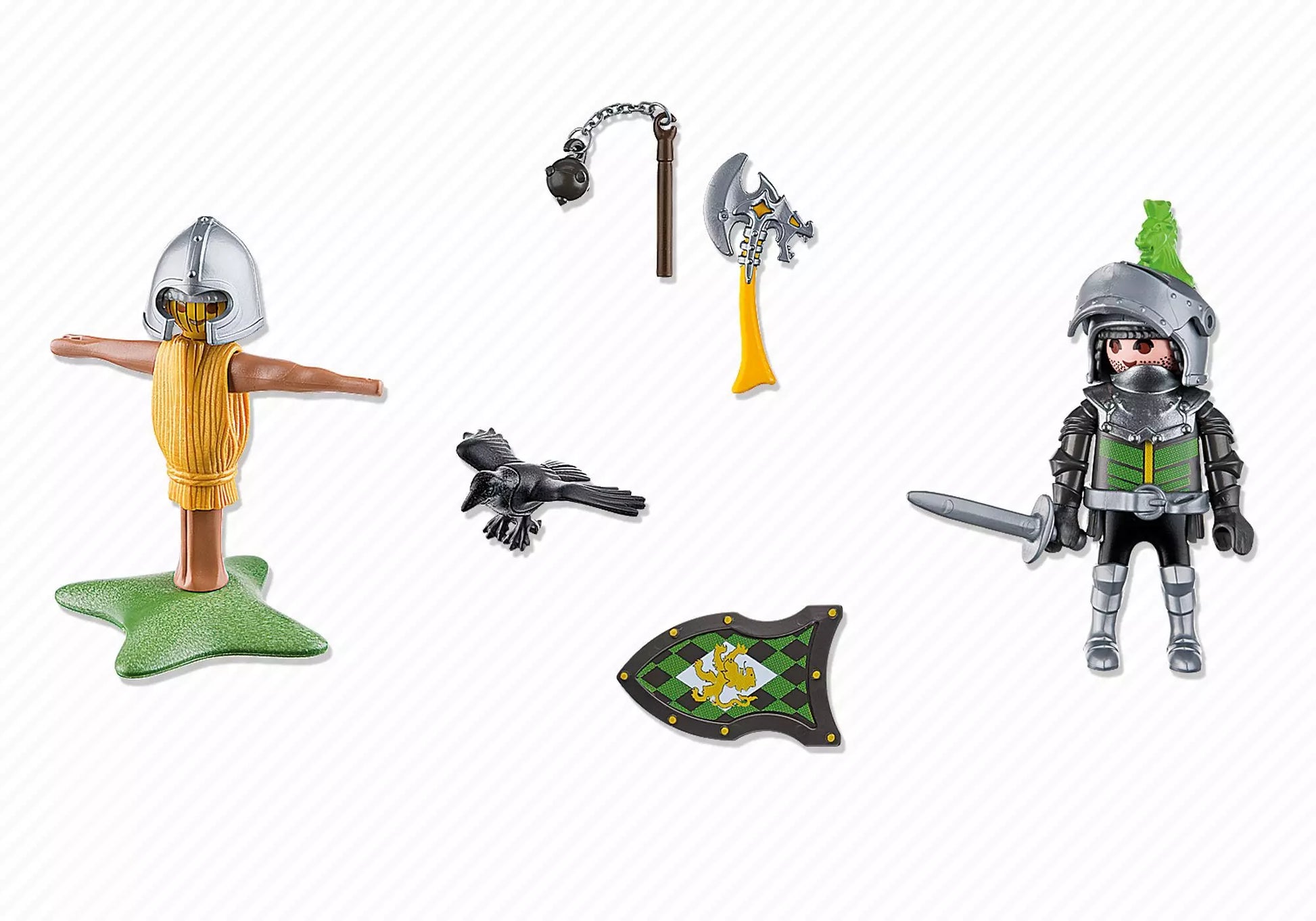 Playmobil 4768 Sammlerstück Special Plus Löwenritter beim Turniertraining - plegobil