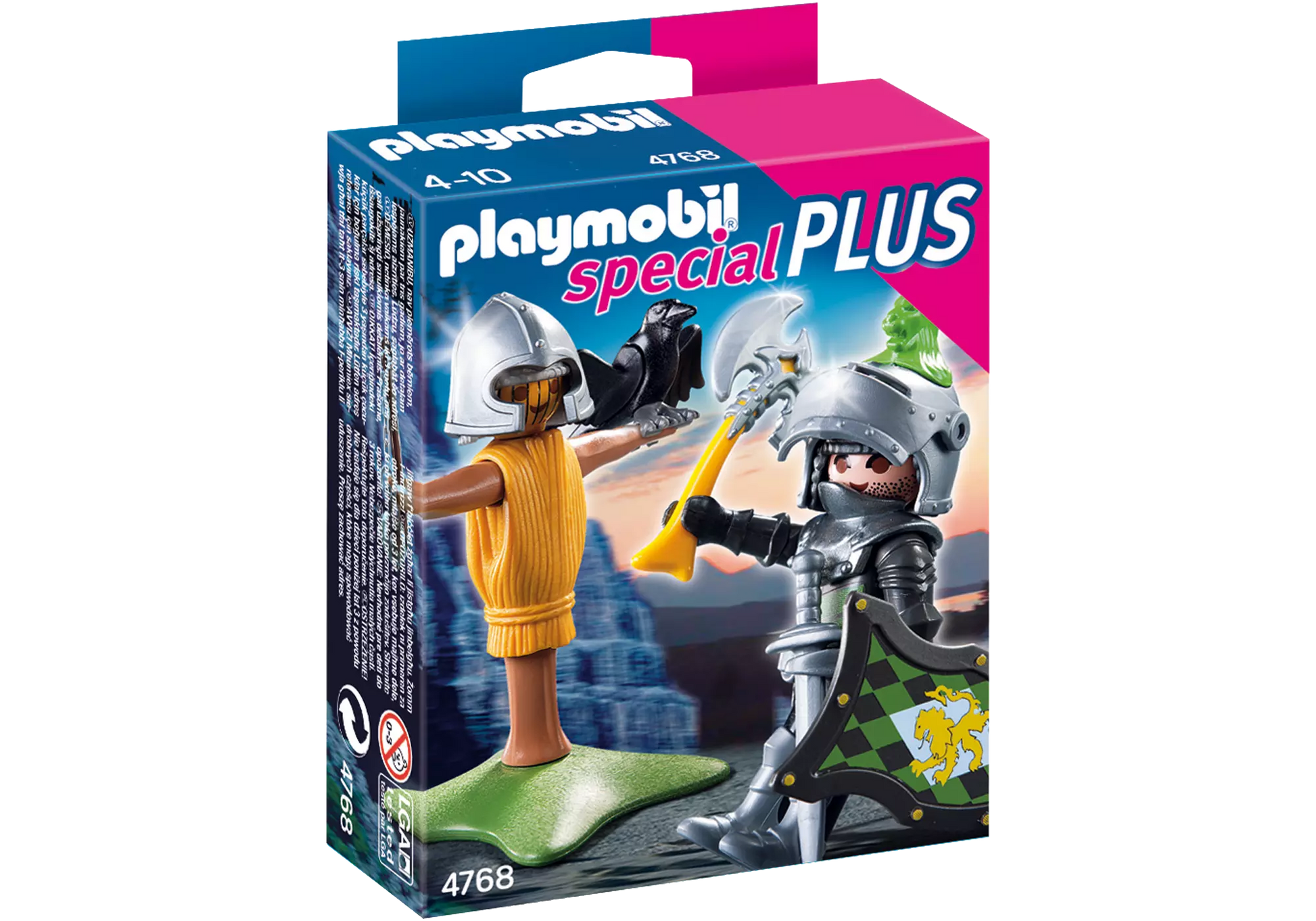 Playmobil 4768 Sammlerstück Special Plus Löwenritter beim Turniertraining - plegobil
