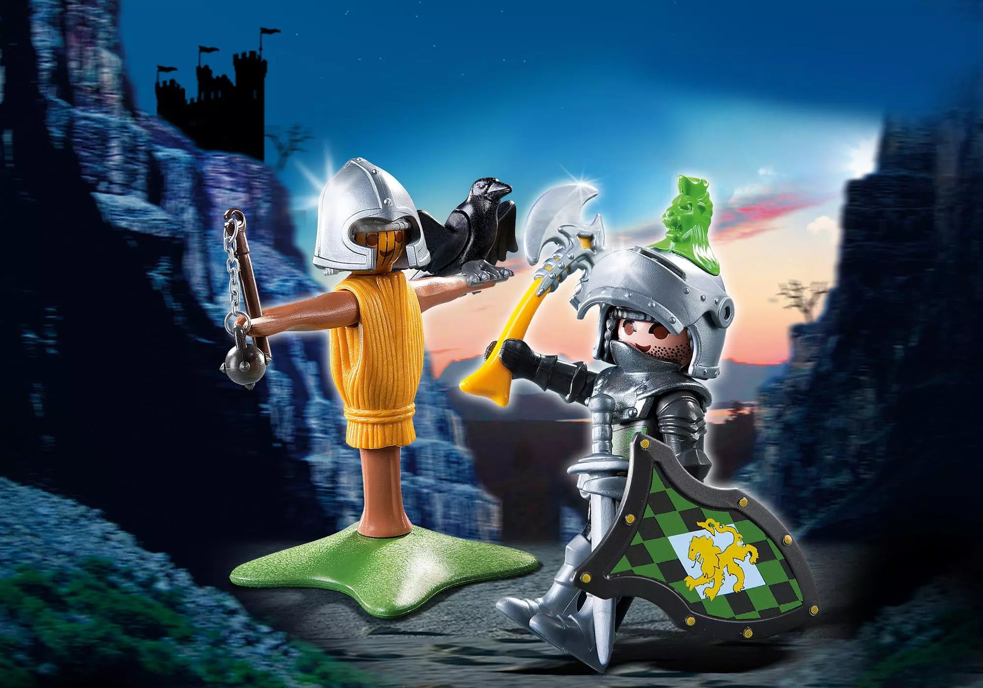 Playmobil 4768 Sammlerstück Special Plus Löwenritter beim Turniertraining - plegobil