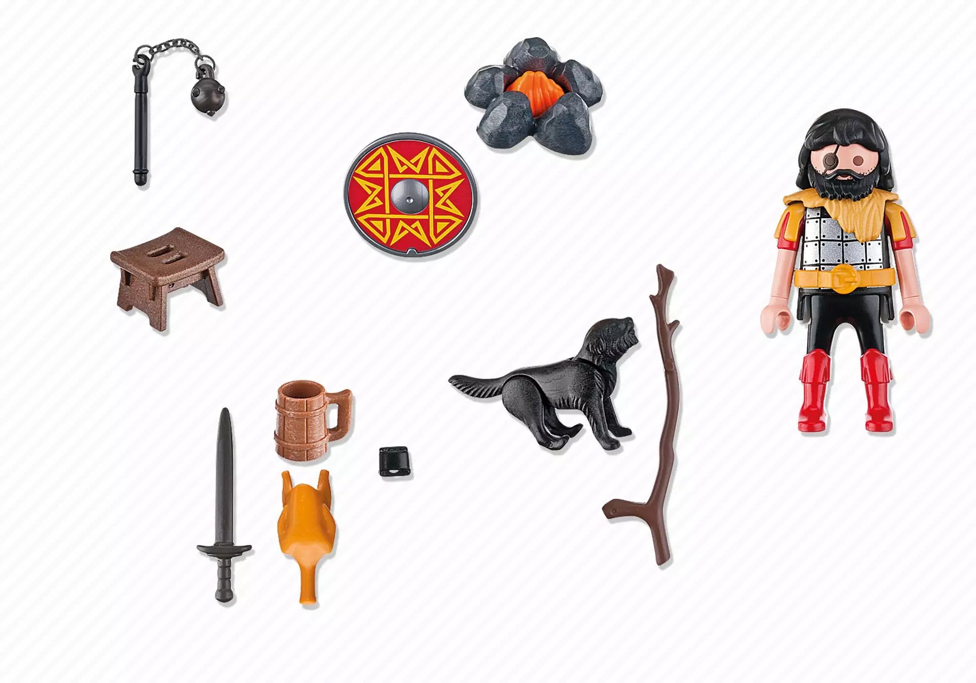Playmobil 4769 Sammlerstück Special Plus Barbar mit Hund am Lagerfeuer - plegobil