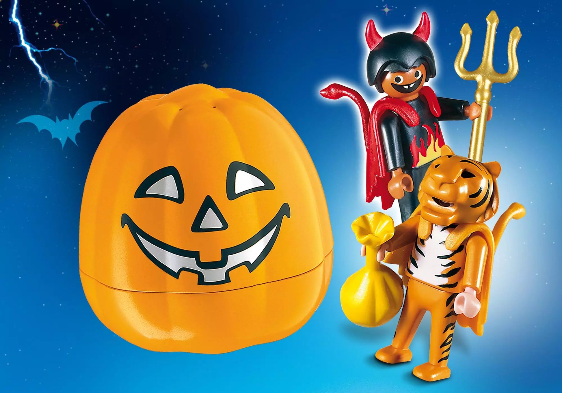 Playmobil 4770 Sammlerstück Halloween Set Tigerchen und Teufelchen - plegobil