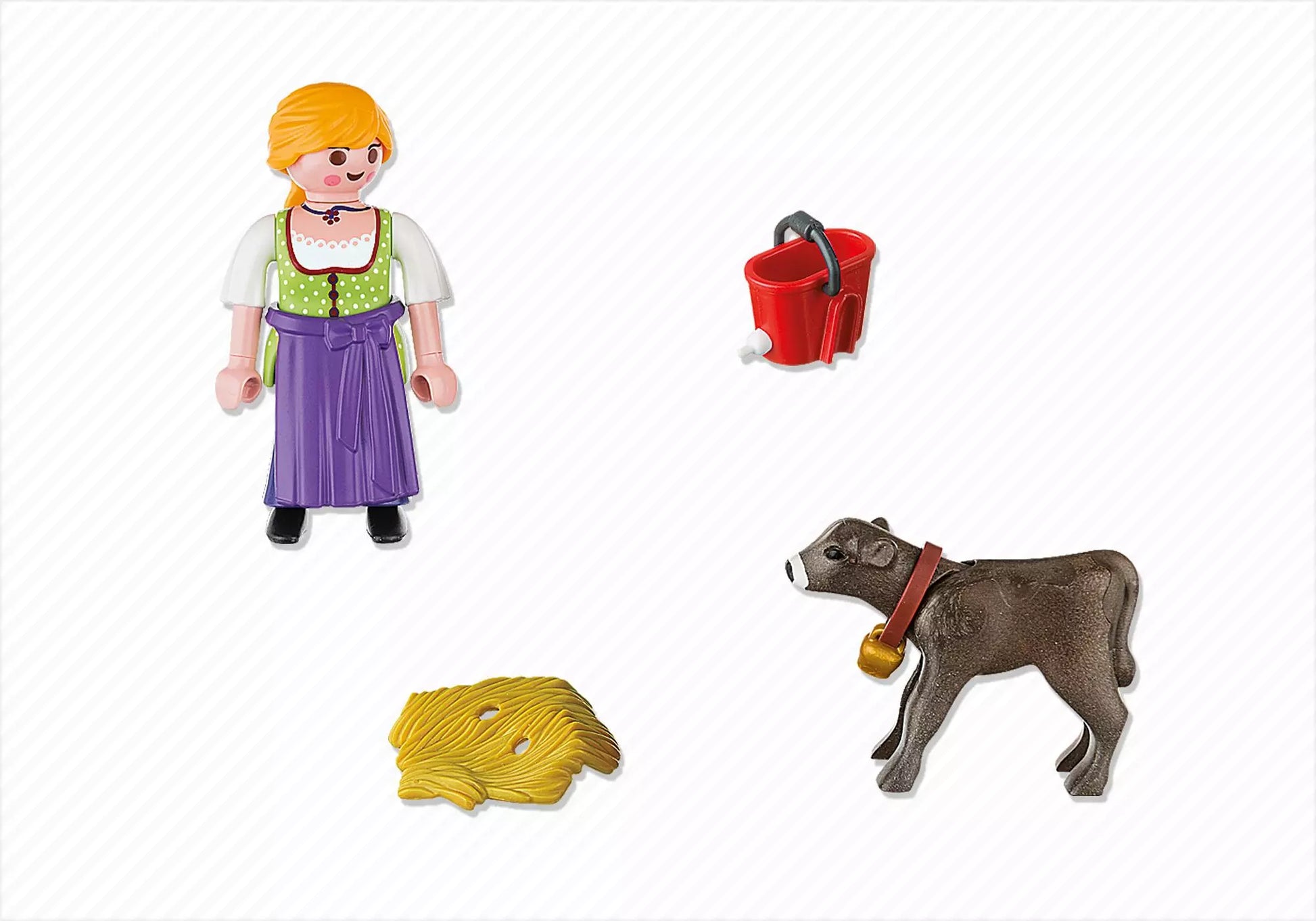 Playmobil 4778 Special Plus Bäuerin mit Kälbchen - plegobil