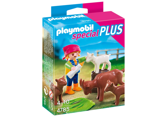 Playmobil 4785 Special Plus Mädchen bei Ziegen - plegobil
