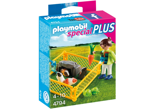 Playmobil 4794 Special Plus Mädchen mit Meerschweinchen - plegobil