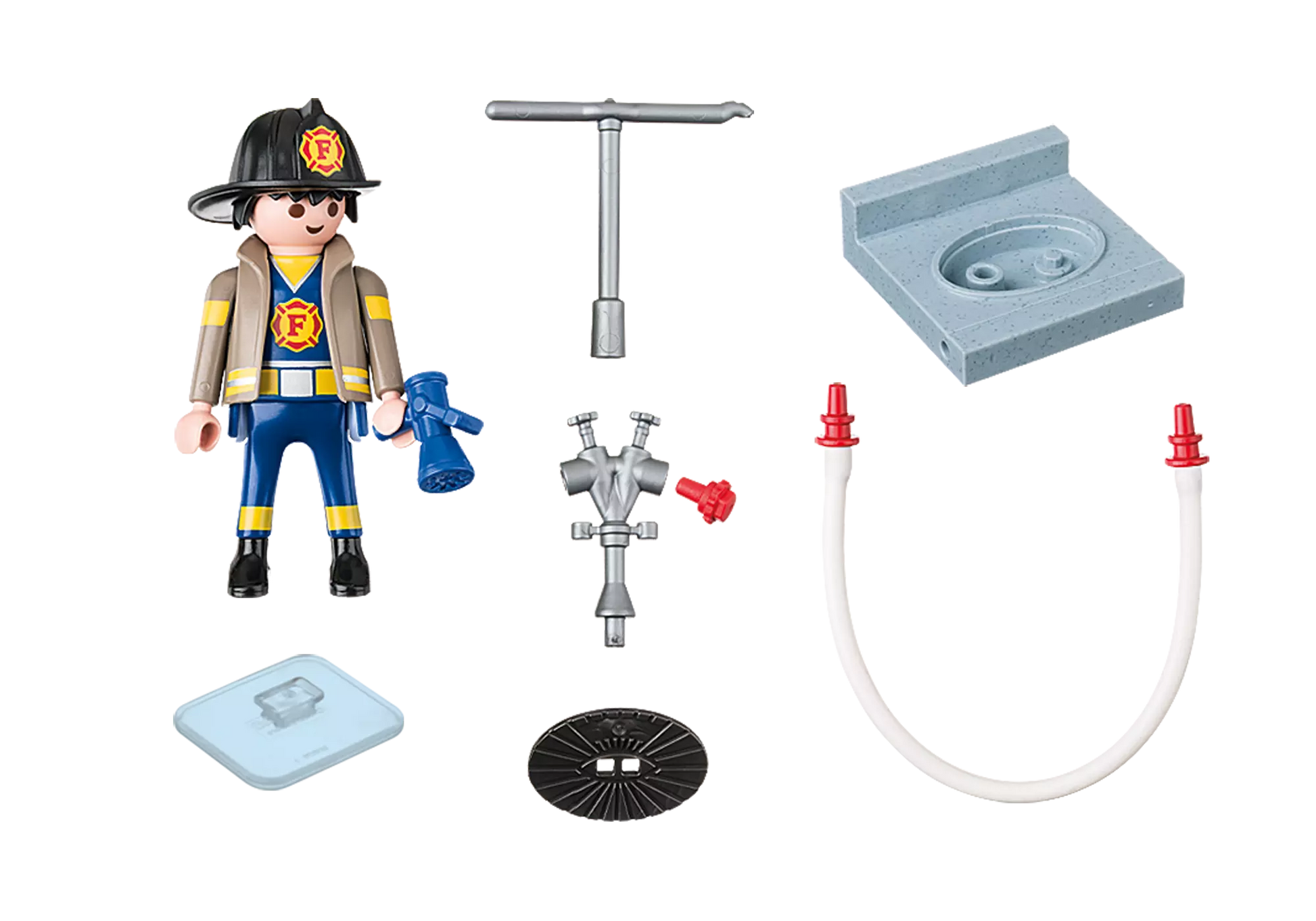 Playmobil 4795 Special Plus Feuerwehrmann mit Hydrant - plegobil