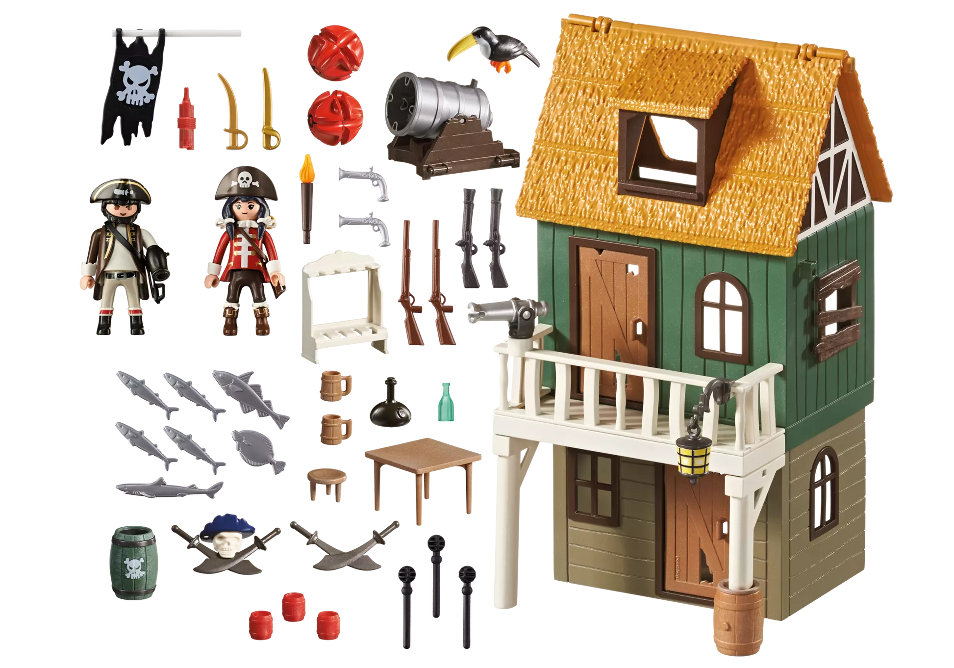 Playmobil 4796 Super 4 Getarnte Piratenfestung mit Ruby - plegobil