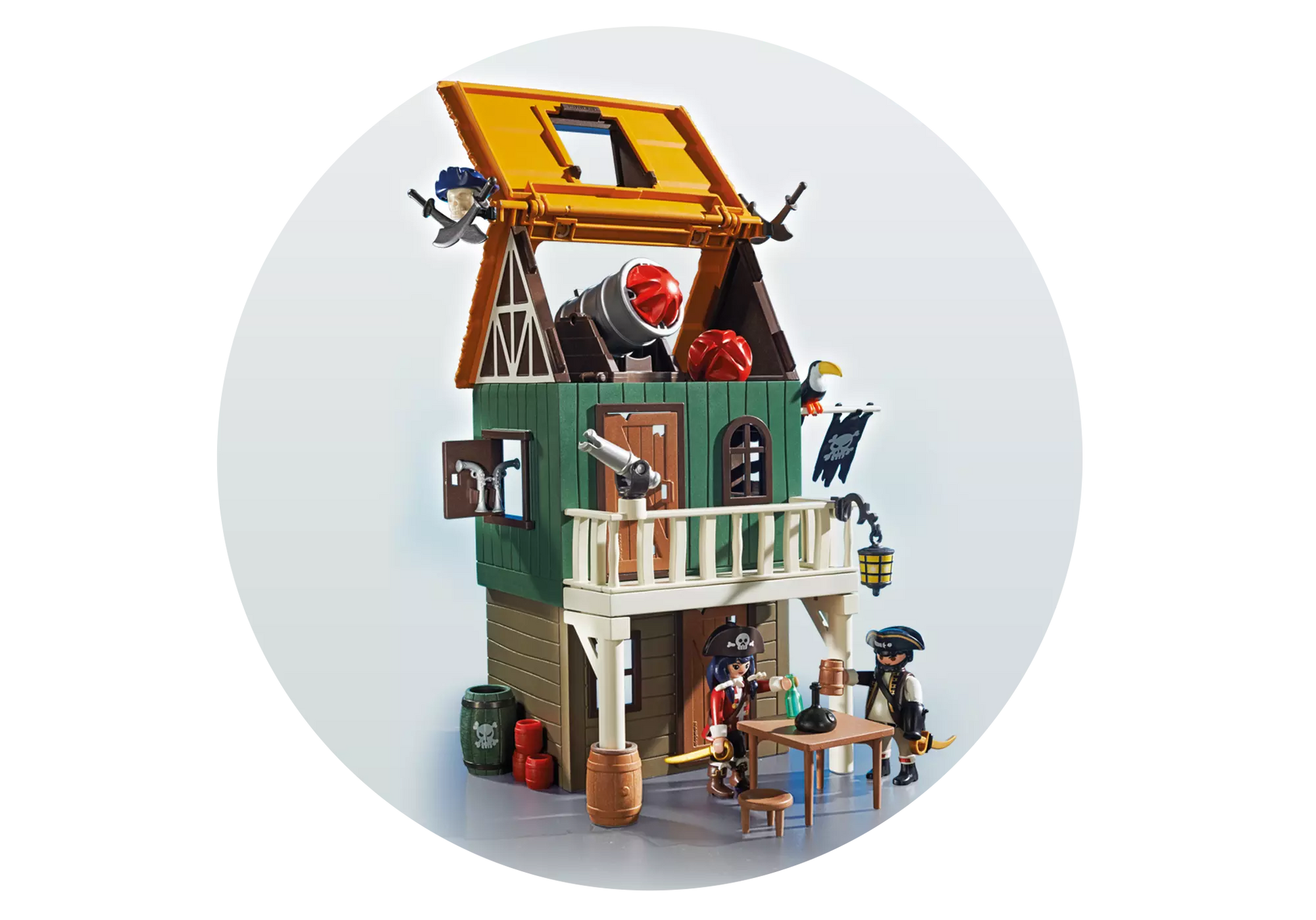 Playmobil 4796 Super 4 Getarnte Piratenfestung mit Ruby - plegobil