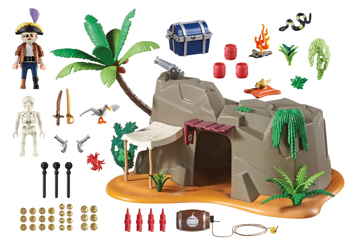 Playmobil 4797 Super 4 Piraten Höhle - plegobil