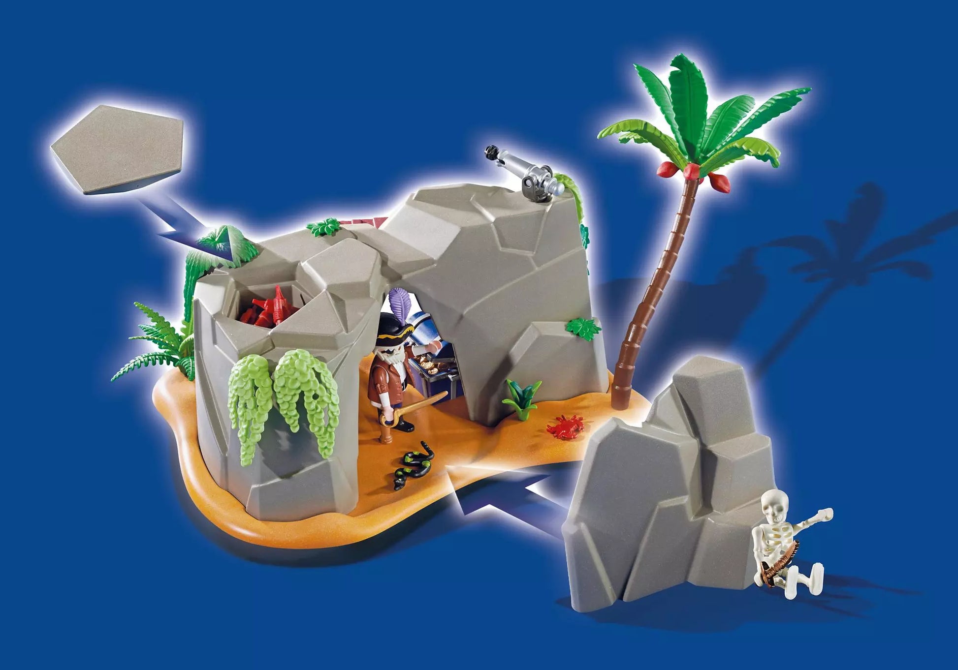 Playmobil 4797 Super 4 Piraten Höhle - plegobil