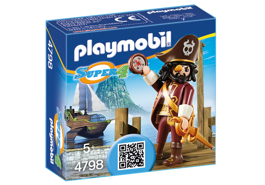 Playmobil 4798 Super 4 Sharkbeard - plegobil