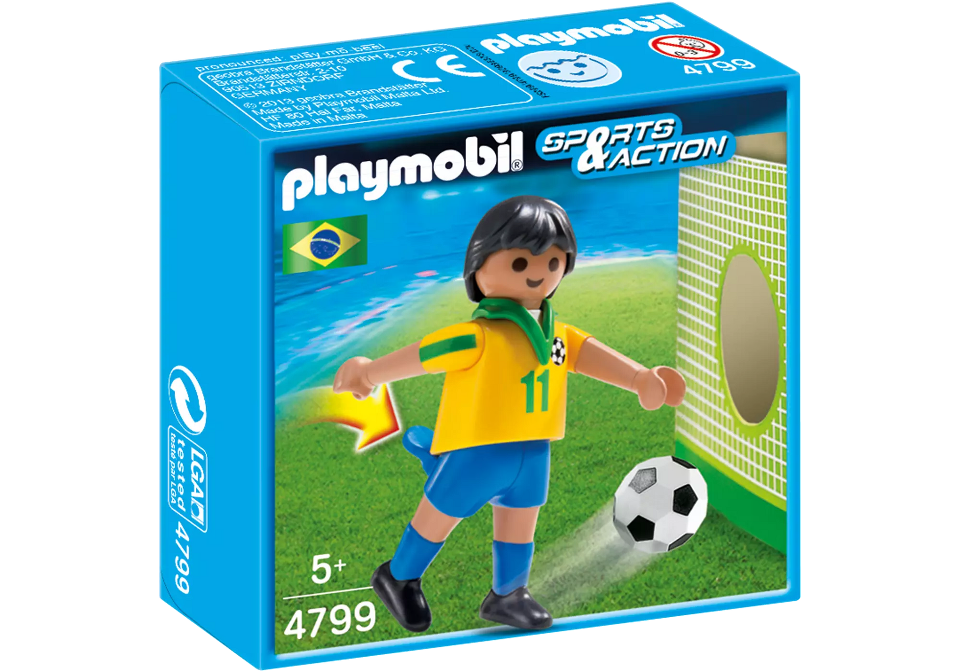 Playmobil 4799 Sports & Action Fußballspieler Brasilien - plegobil