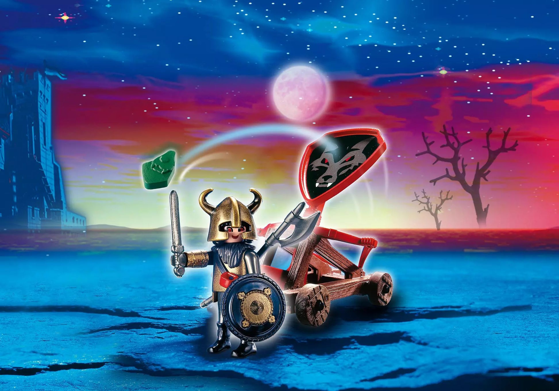 Playmobil 4812 Sammlerstück Katapult für Wolfsgespann - plegobil