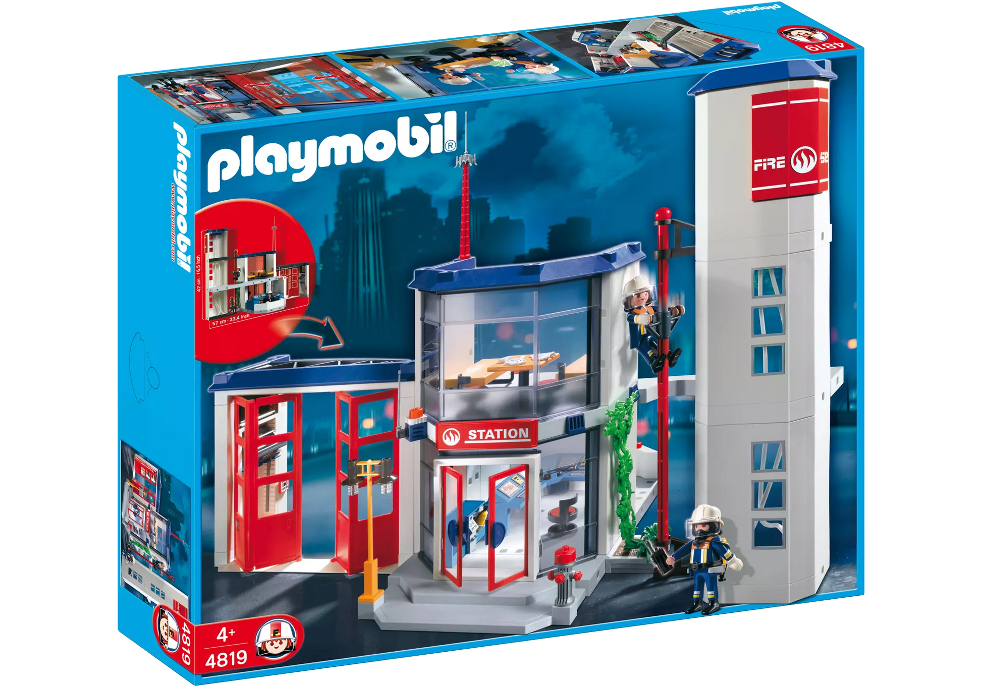 Playmobil 4819 Sammlerstück City Action Feuerwehr-Hauptquartier - plegobil