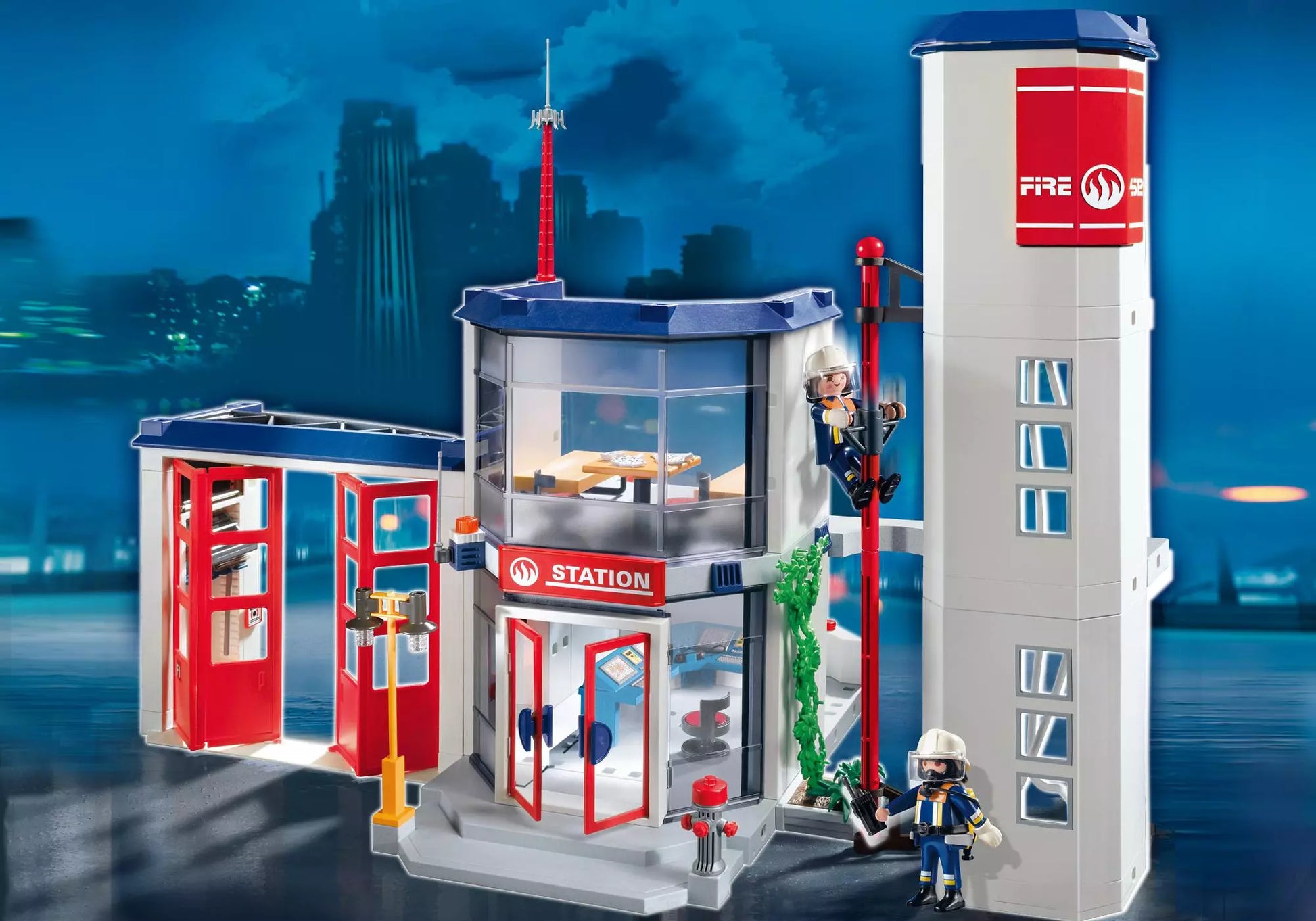 Playmobil 4819 Sammlerstück City Action Feuerwehr-Hauptquartier - plegobil
