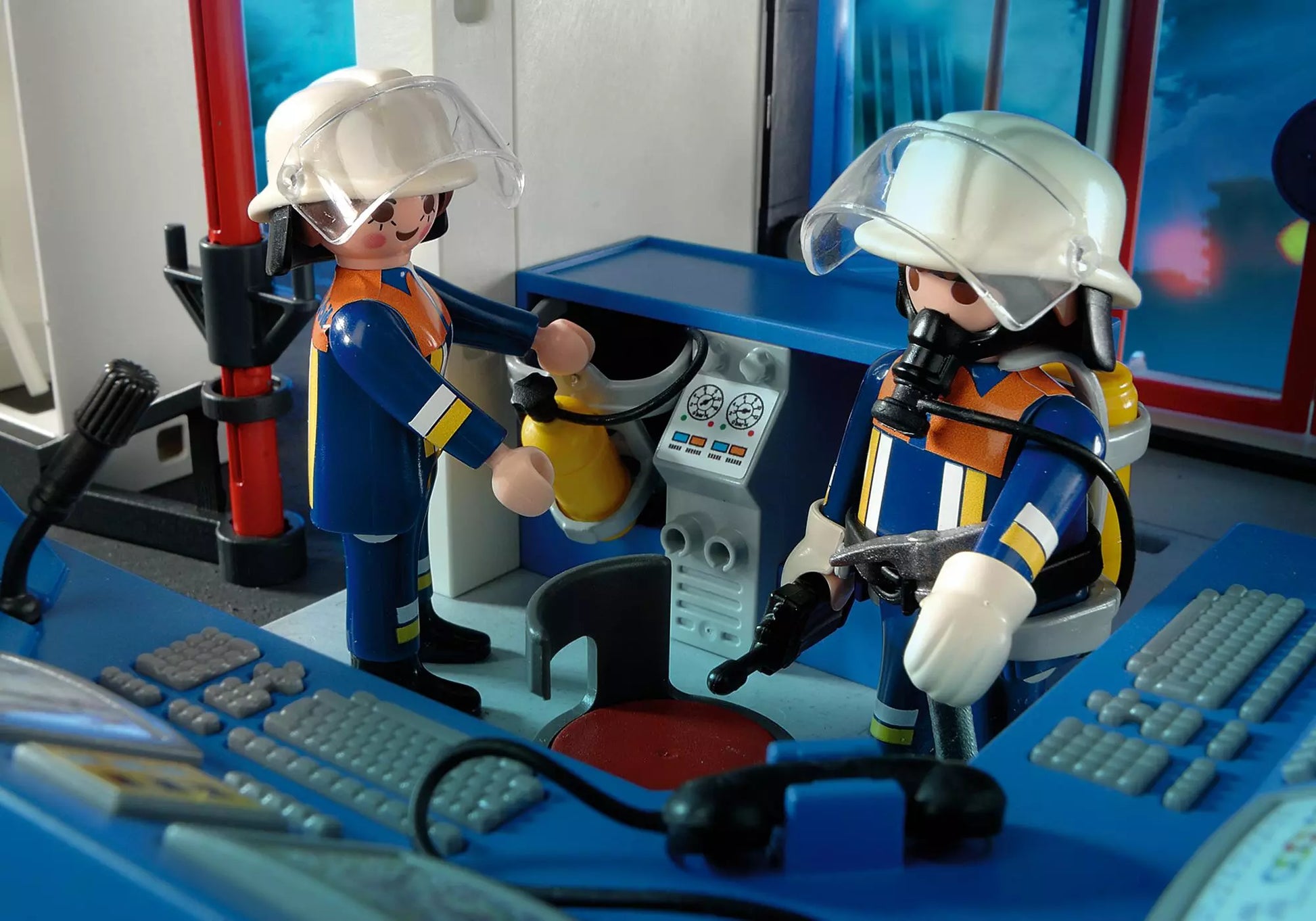Playmobil 4819 Sammlerstück City Action Feuerwehr-Hauptquartier - plegobil