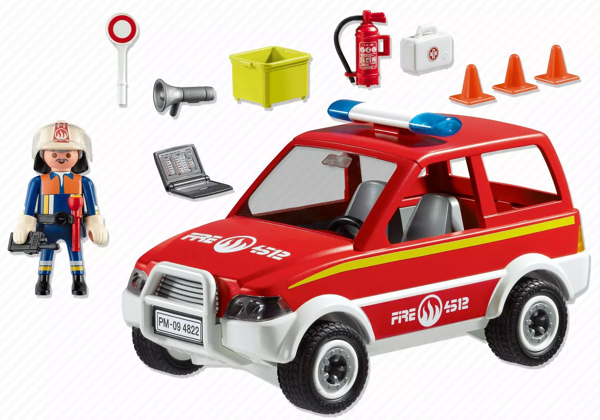 Playmobil 4822 Sammlerstück City Action Feuerwehr-Kommandowagen - plegobil