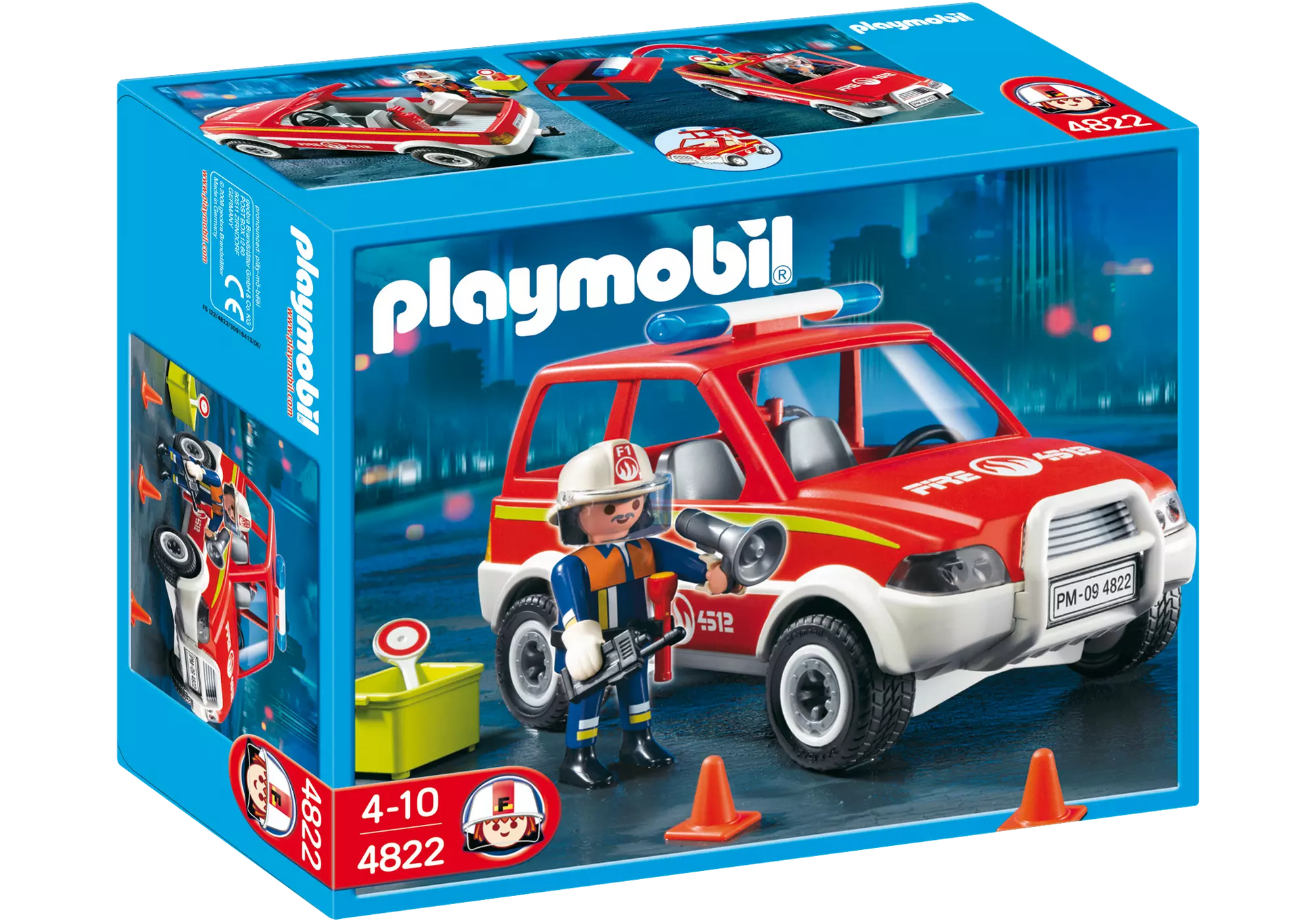 Playmobil 4822 Sammlerstück City Action Feuerwehr-Kommandowagen - plegobil