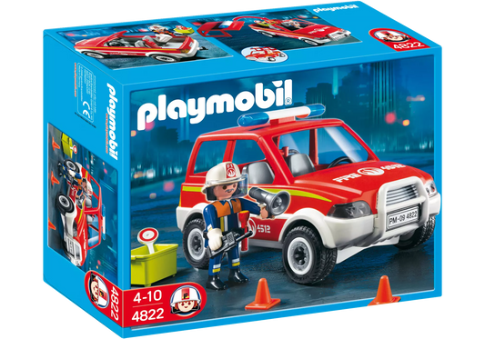 Playmobil 4822 Sammlerstück City Action Feuerwehr-Kommandowagen - plegobil