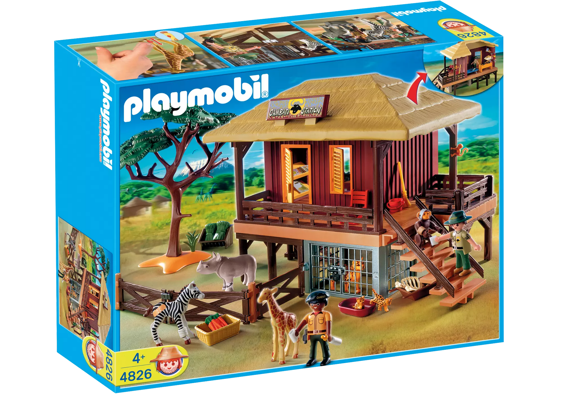 Playmobil 4826 Wild Life Wildtierpflegestation - plegobil