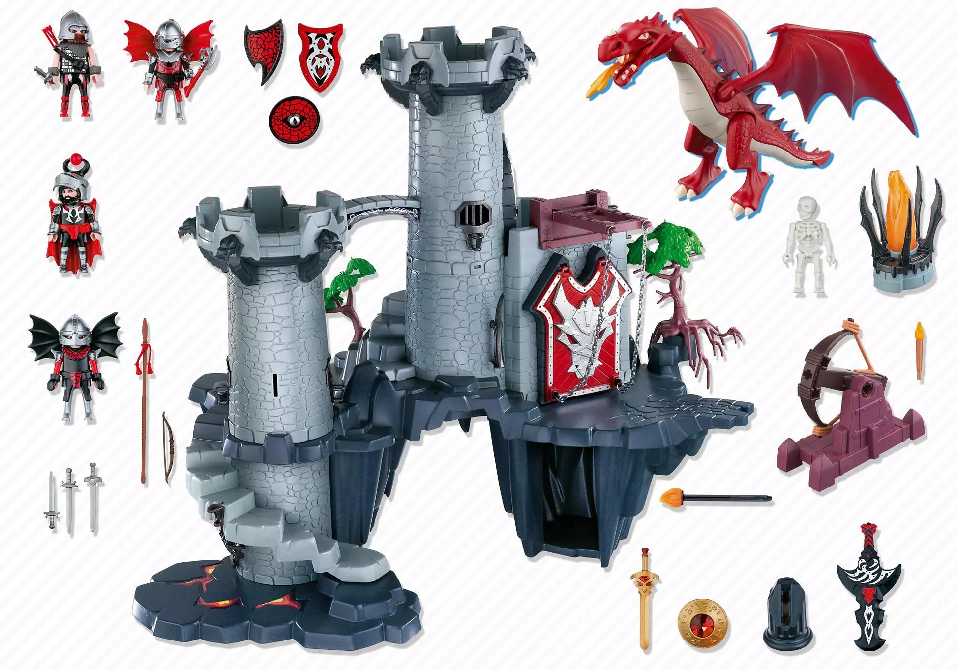 Playmobil 4835 Sammlerstück Knights Große Drachenburg - plegobil