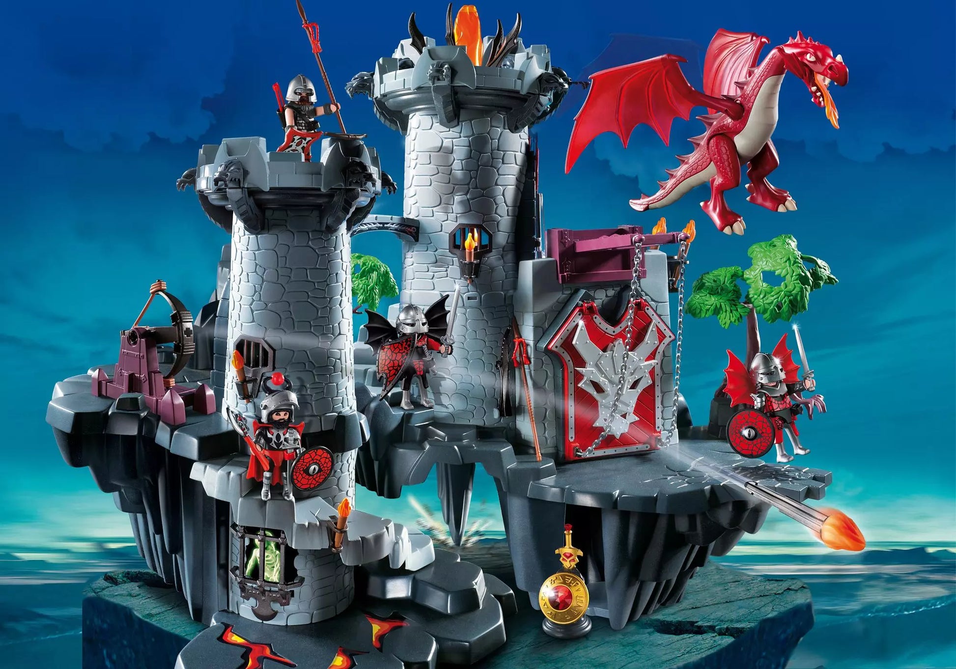 Playmobil 4835 Sammlerstück Knights Große Drachenburg - plegobil