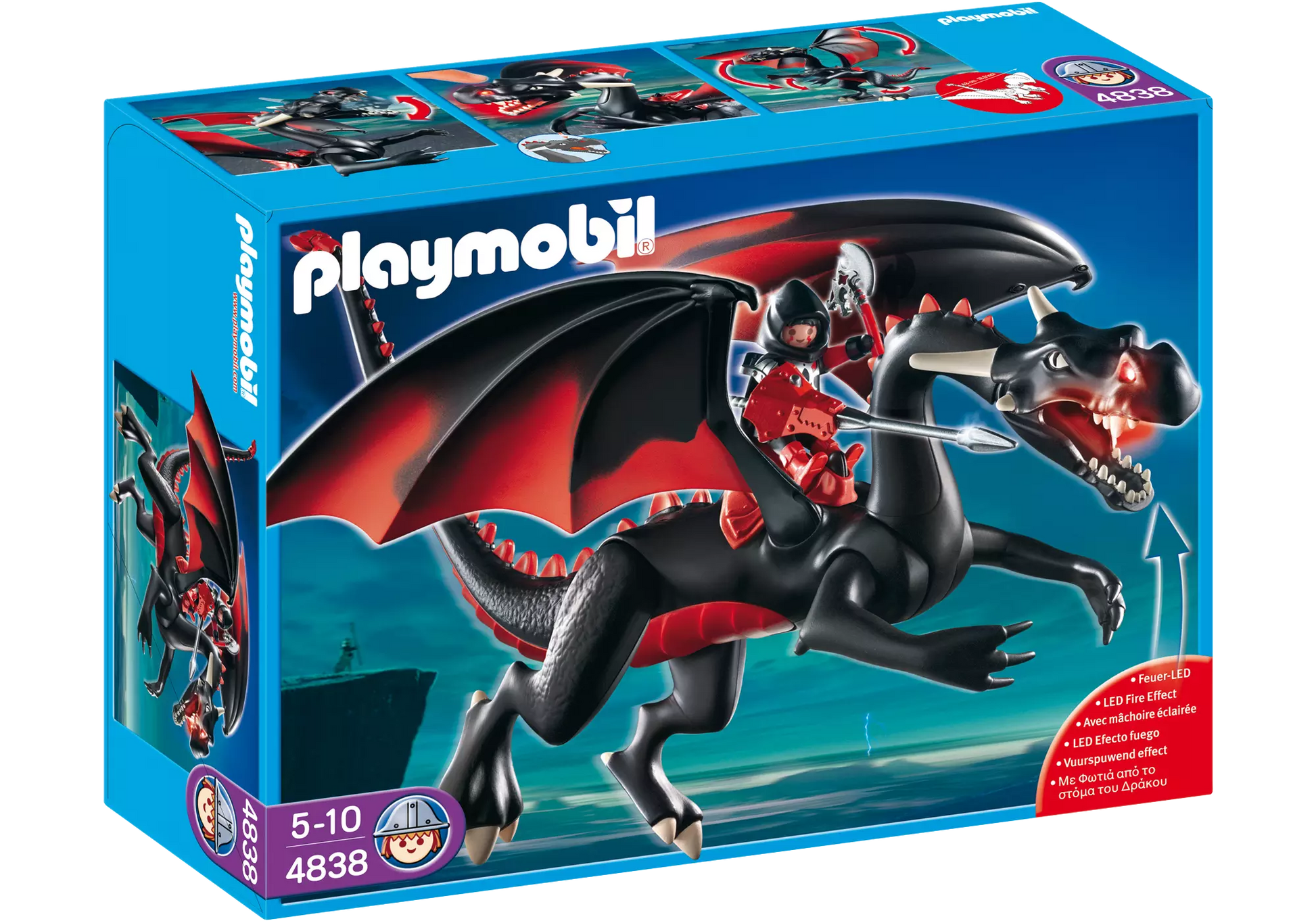 Playmobil 4838 Knights Riesendrache mit Feuer - plegobil
