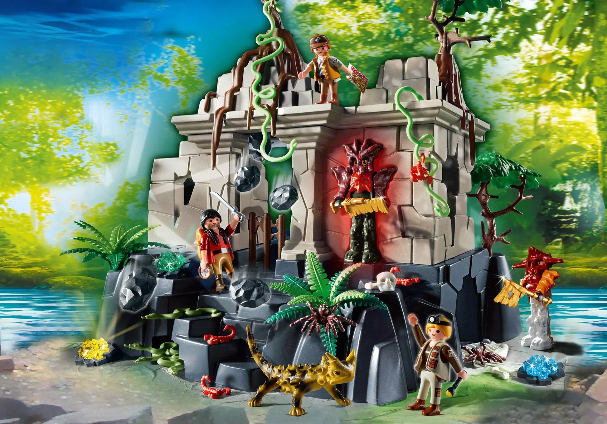 Playmobil 4842 Sammlerstück Schatztempel mit Wächtern - plegobil