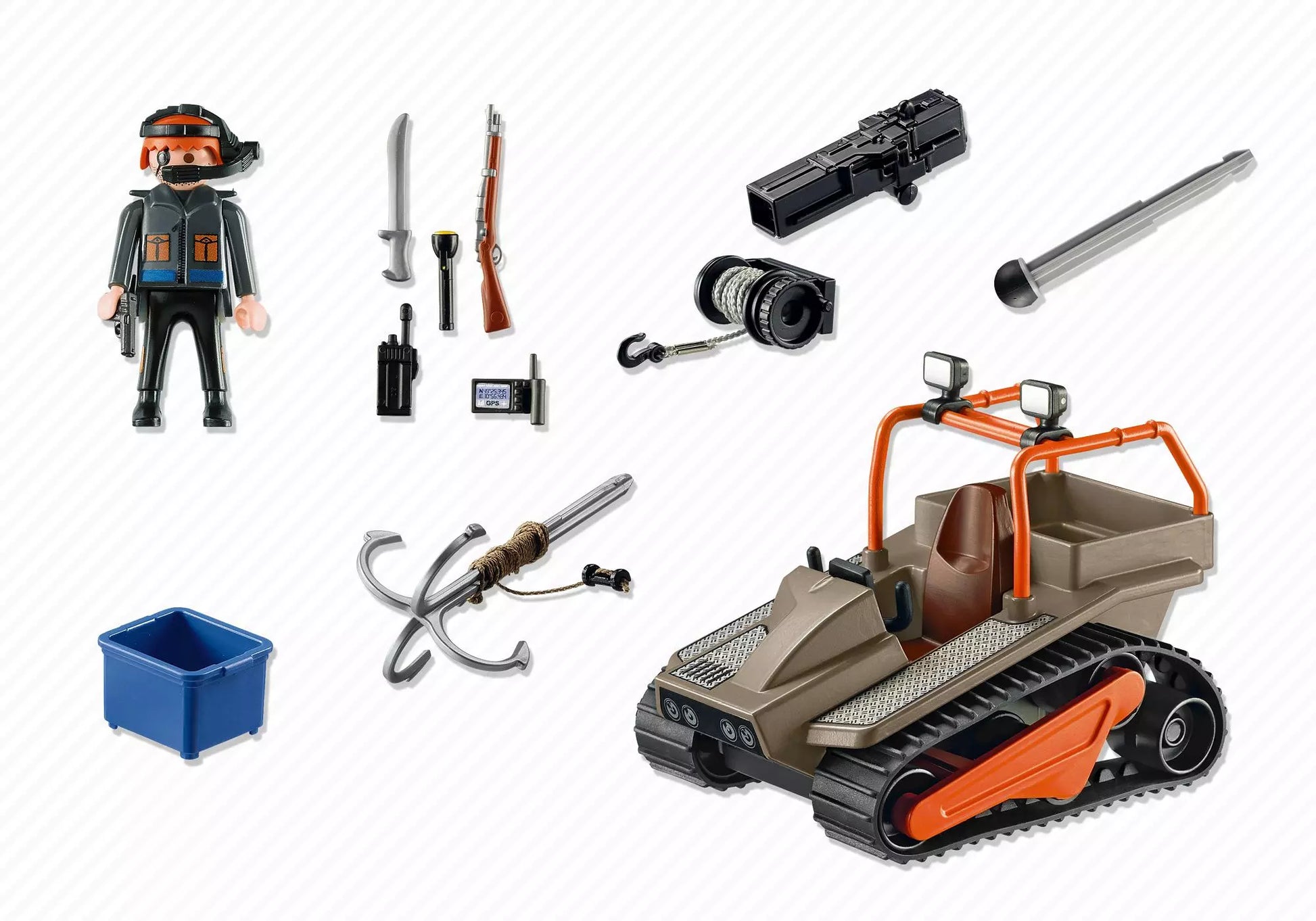 Playmobil 4846 Sammlerstück Schatzräuber-Kettenraupe - plegobil