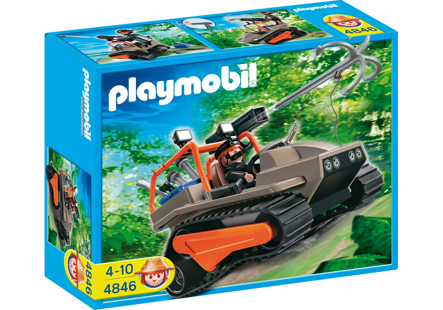 Playmobil 4846 Sammlerstück Schatzräuber-Kettenraupe - plegobil