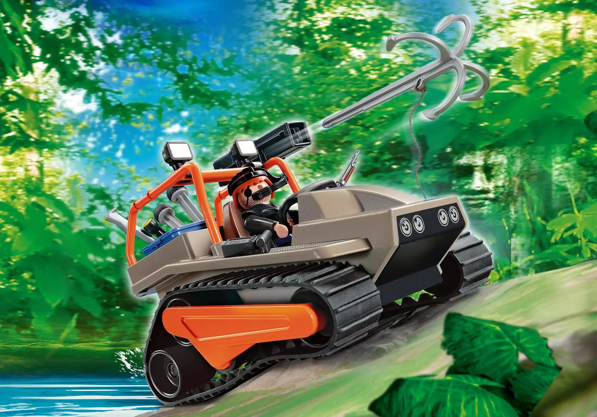 Playmobil 4846 Sammlerstück Schatzräuber-Kettenraupe - plegobil