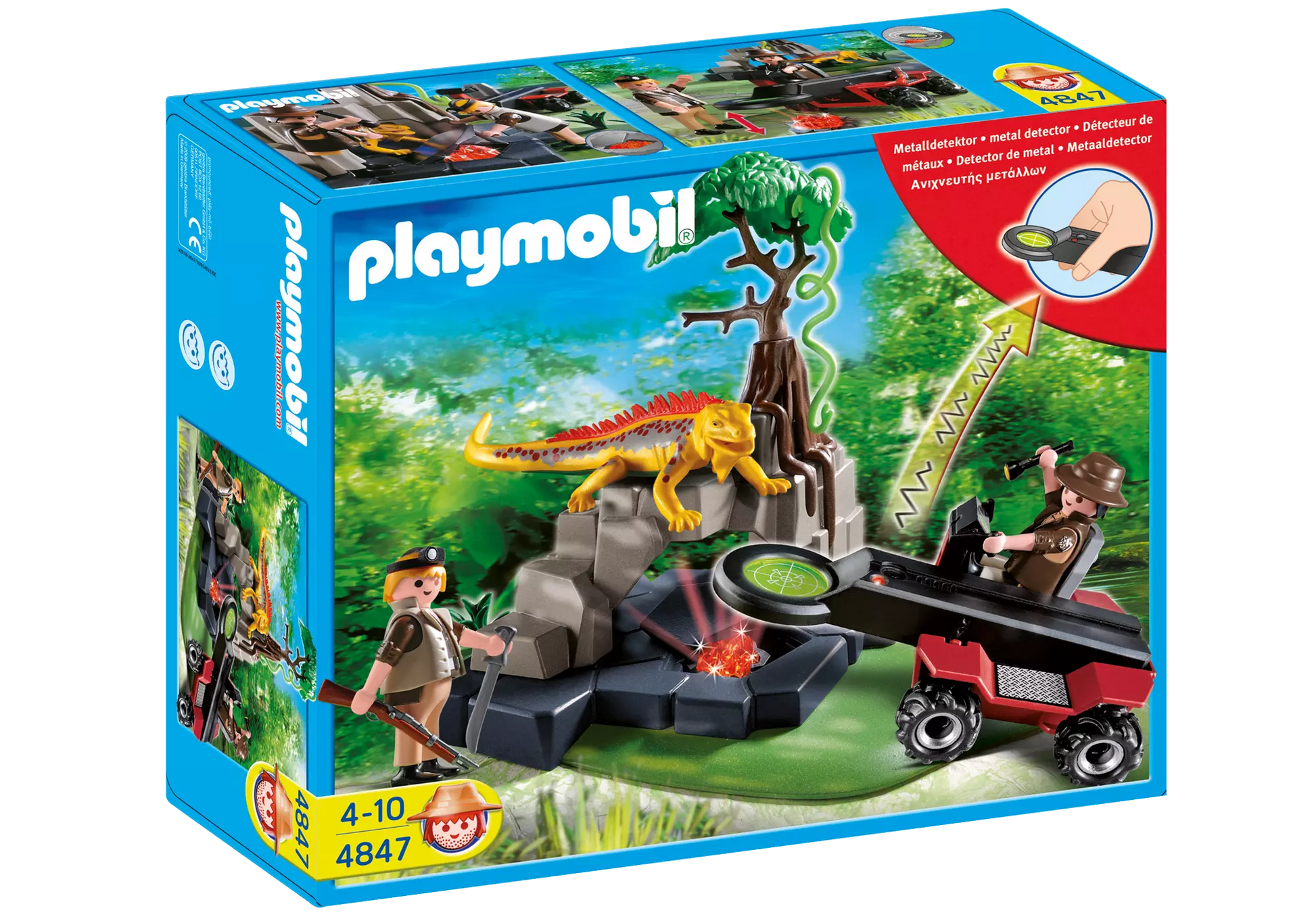Playmobil 4847 Sammlerstück Schatzsucher mit Metalldetektor - plegobil