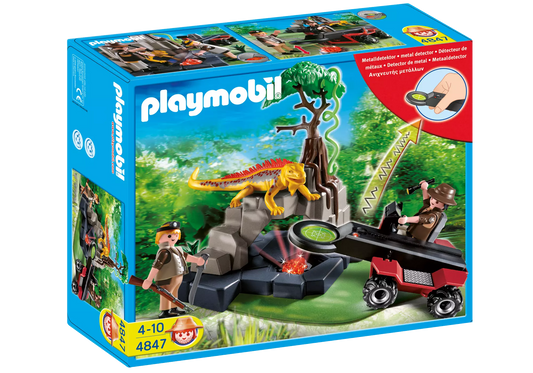 Playmobil 4847 Sammlerstück Schatzsucher mit Metalldetektor - plegobil