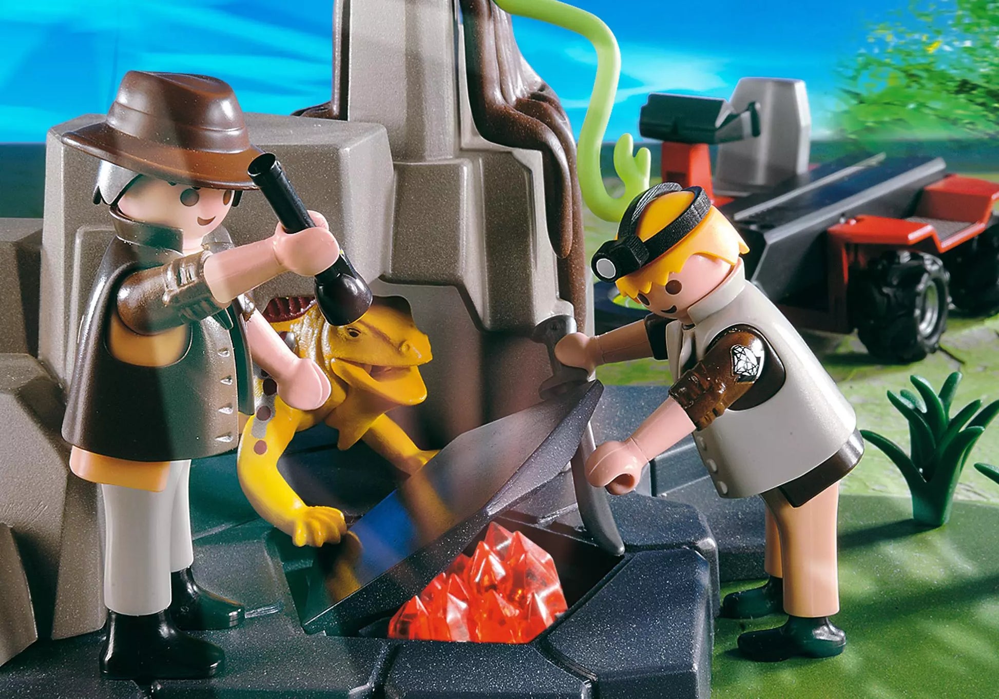 Playmobil 4847 Sammlerstück Schatzsucher mit Metalldetektor - plegobil