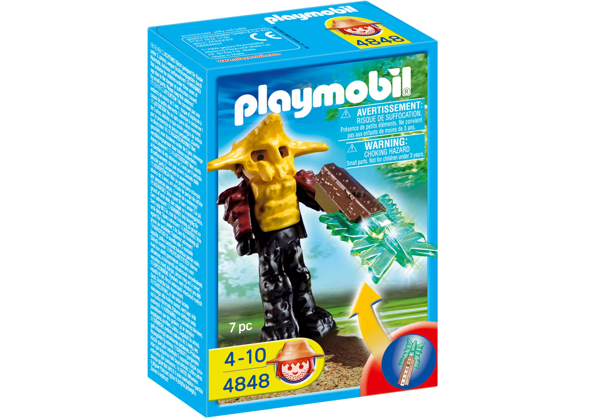 Playmobil 4848 Sammlerstück Tempelwächter mit grüner Leuchtwaffe - plegobil