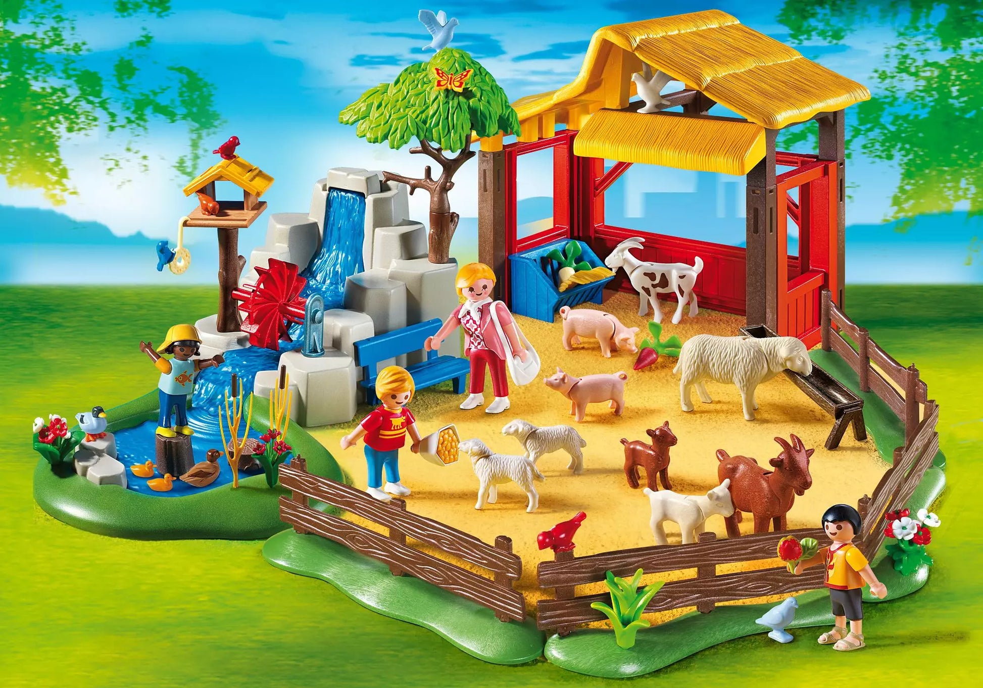 Playmobil 4851 Sammlerstück Streichelzoo - plegobil