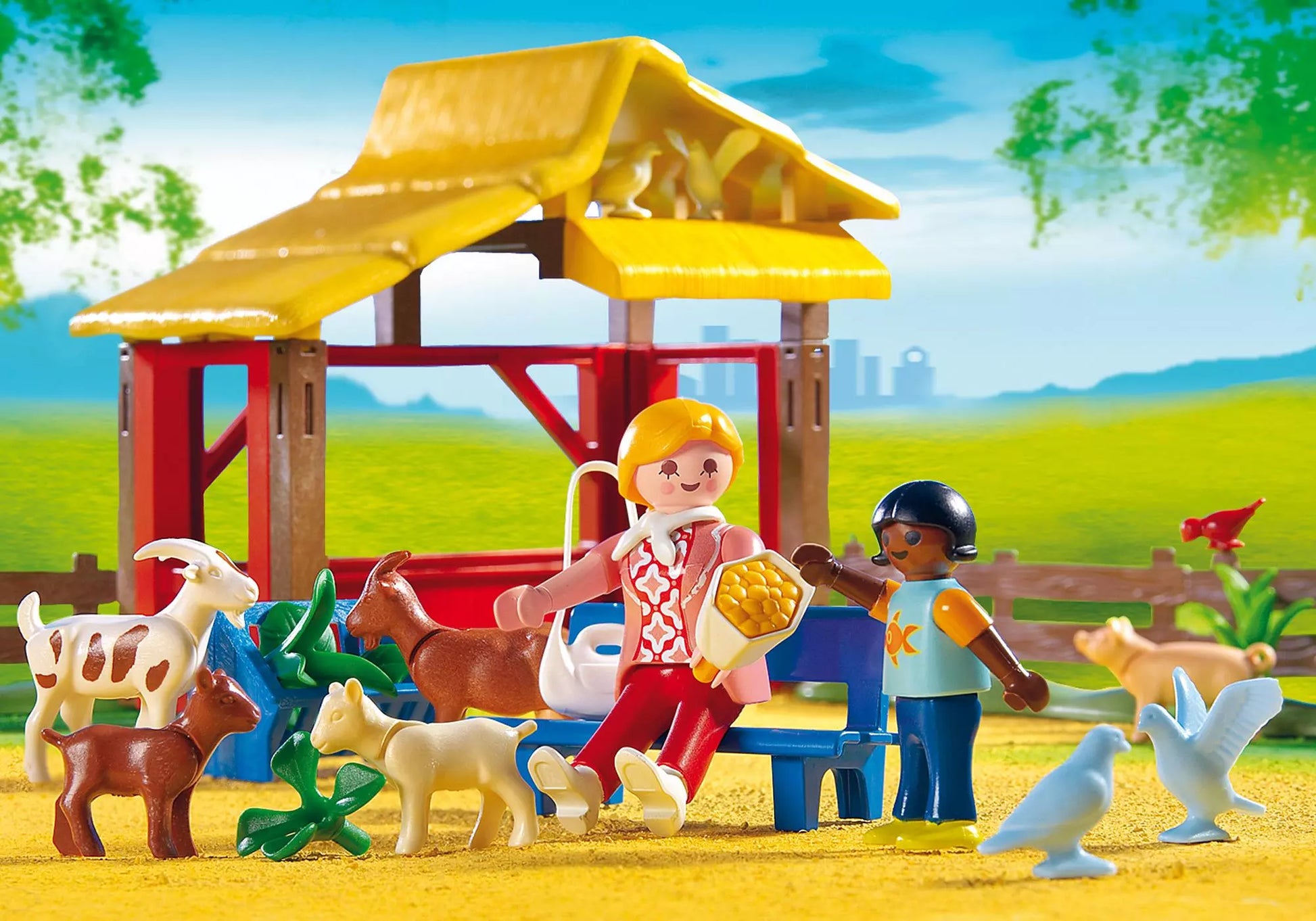 Playmobil 4851 Sammlerstück Streichelzoo - plegobil