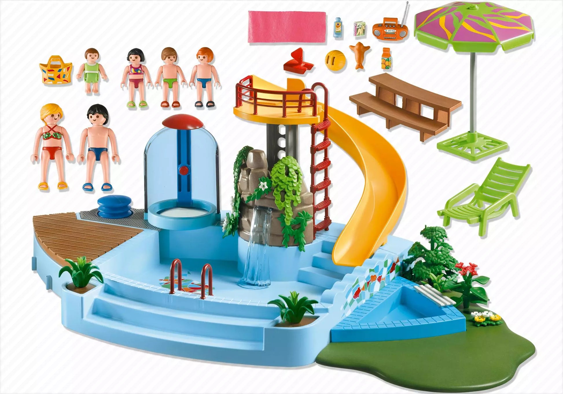 Playmobil 4858 Freibad mit Rutsche - plegobil