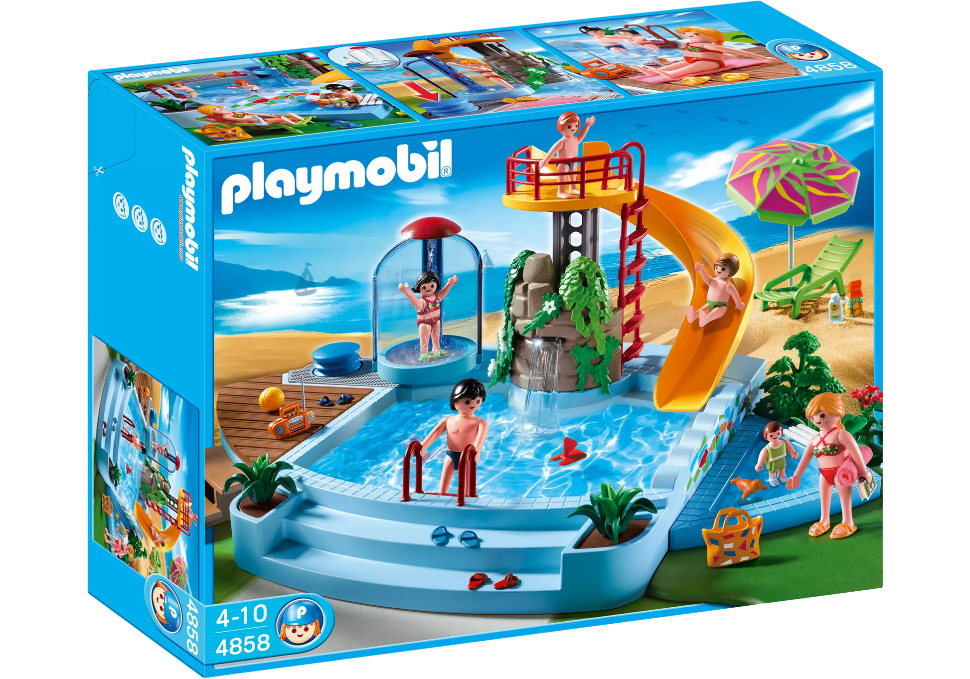 Playmobil 4858 Freibad mit Rutsche - plegobil