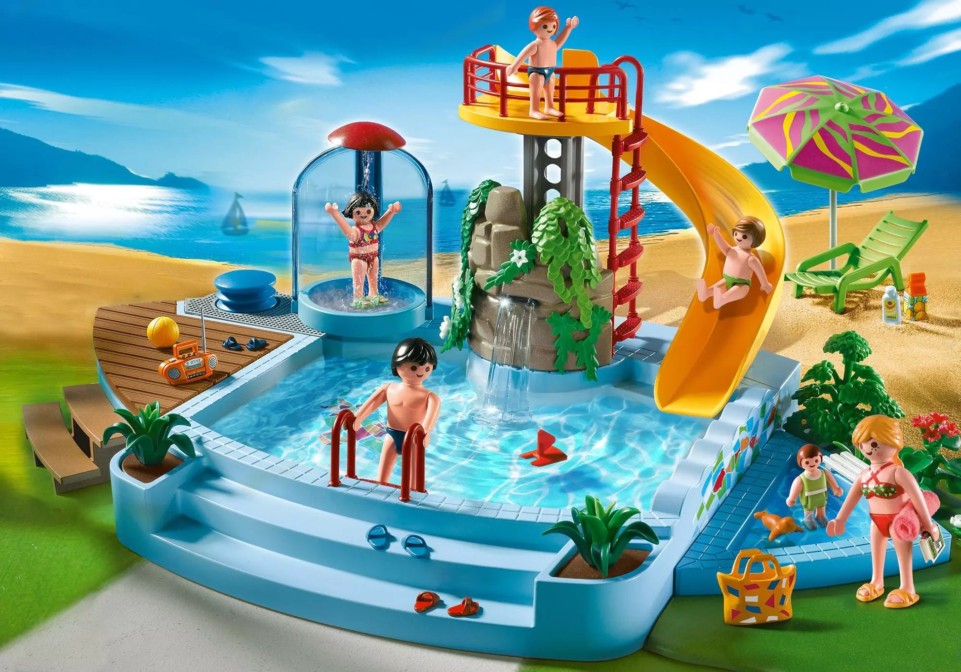 Playmobil 4858 Freibad mit Rutsche - plegobil