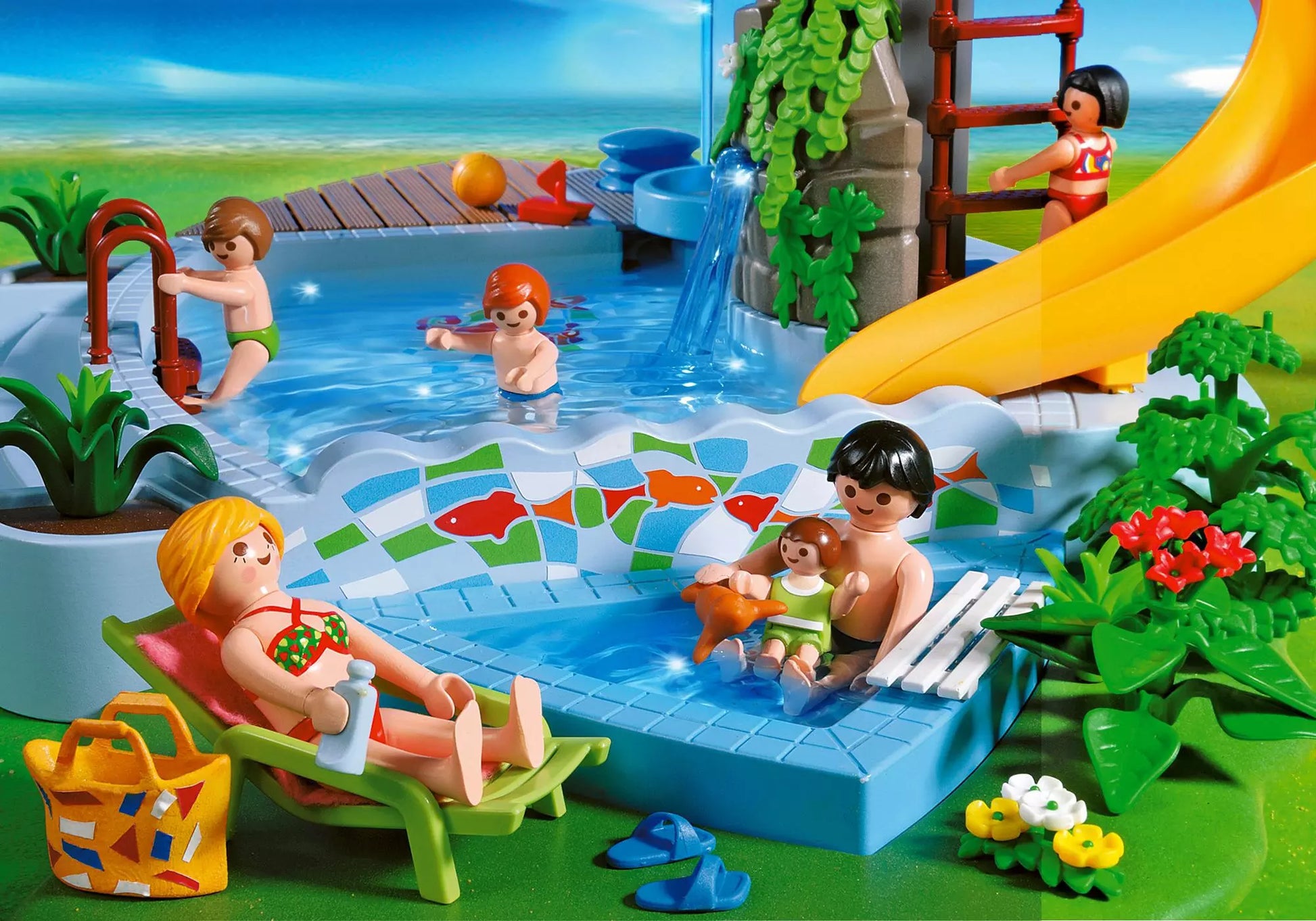 Playmobil 4858 Freibad mit Rutsche - plegobil