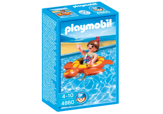 Playmobil 4860 Sammlerstück Summer Fun Mädchen mit Schwimmreif - plegobil