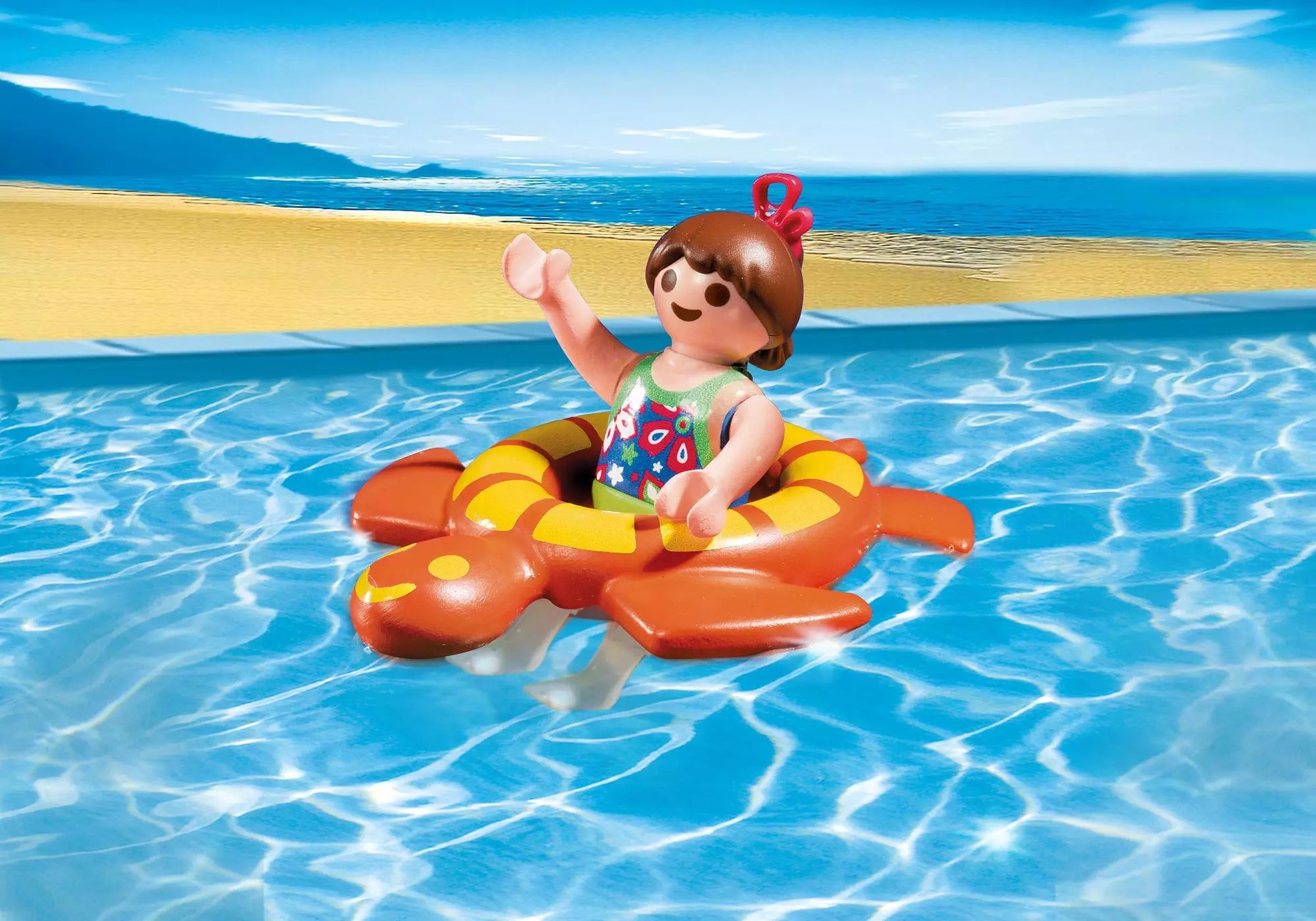 Playmobil 4860 Sammlerstück Summer Fun Mädchen mit Schwimmreif - plegobil