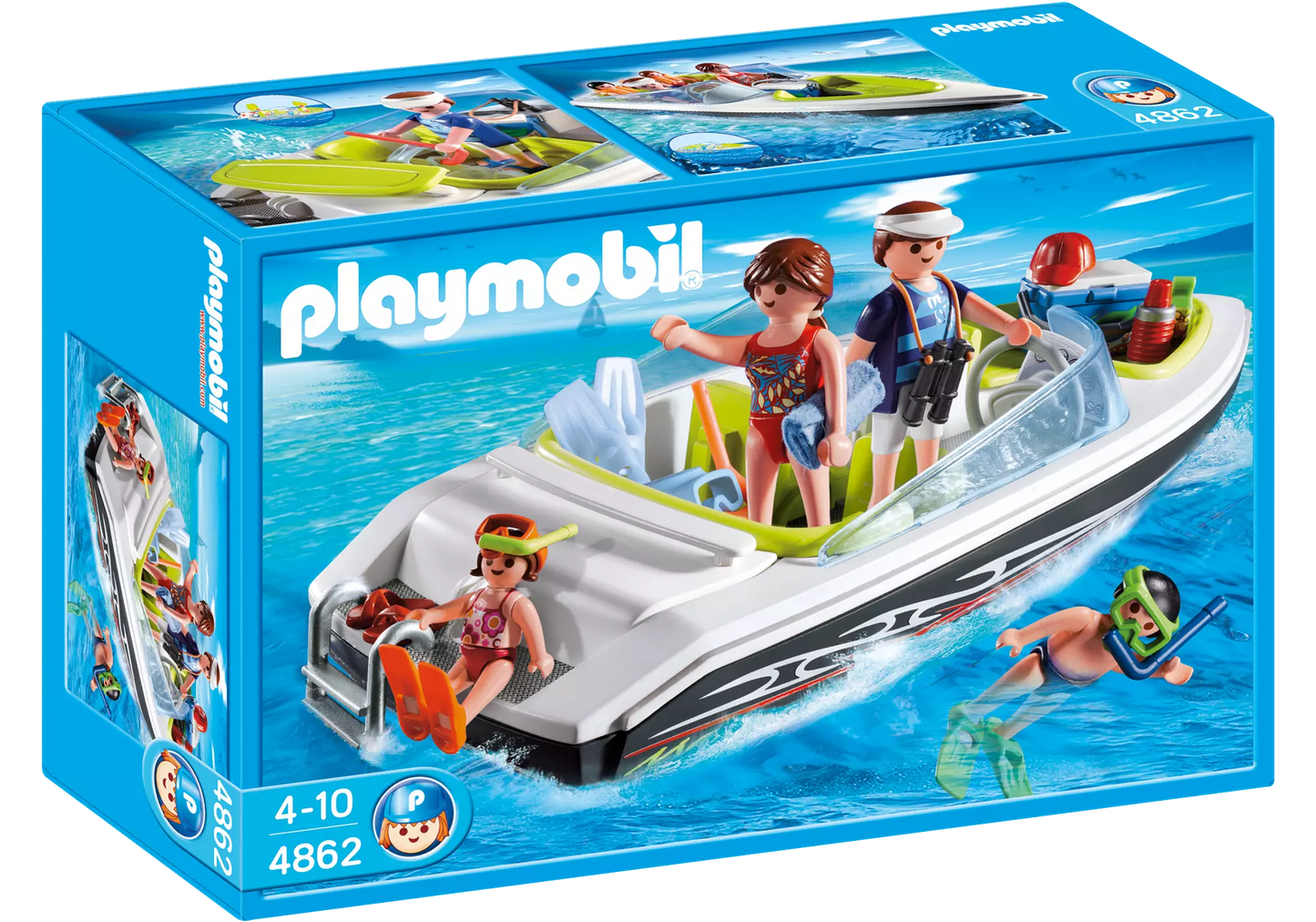 Playmobil 4862 Sammlerstück Schnittiges Sportboot - plegobil