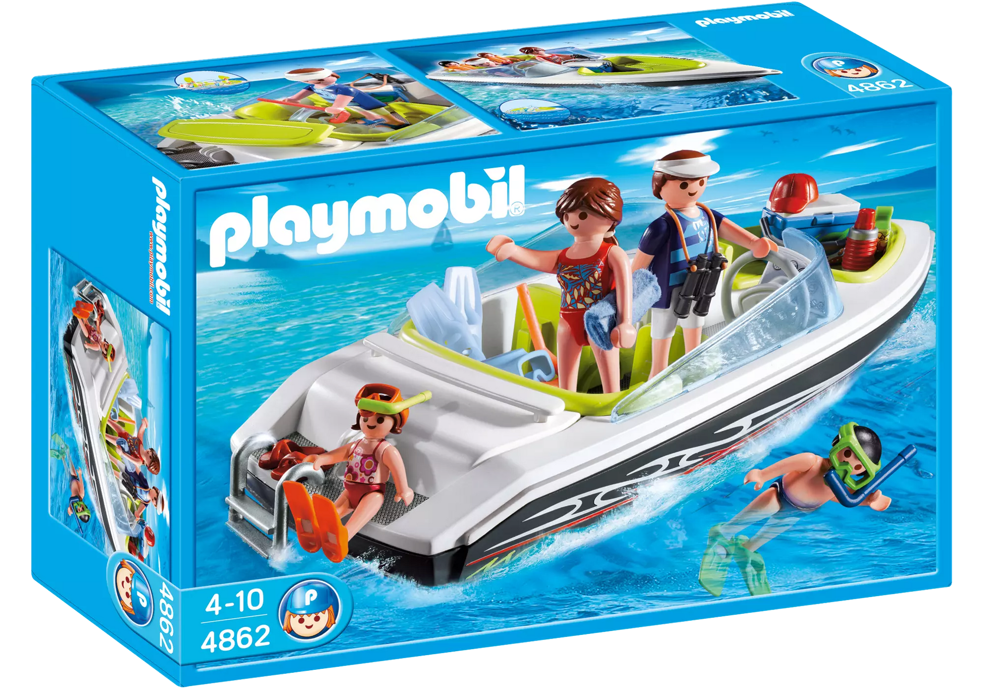Playmobil 4862 Sammlerstück Schnittiges Sportboot - plegobil