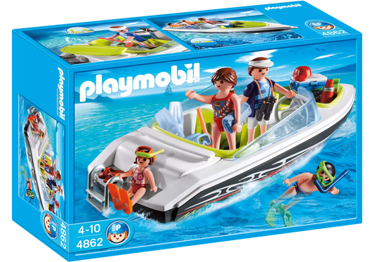 Playmobil 4862 Sammlerstück Schnittiges Sportboot - plegobil