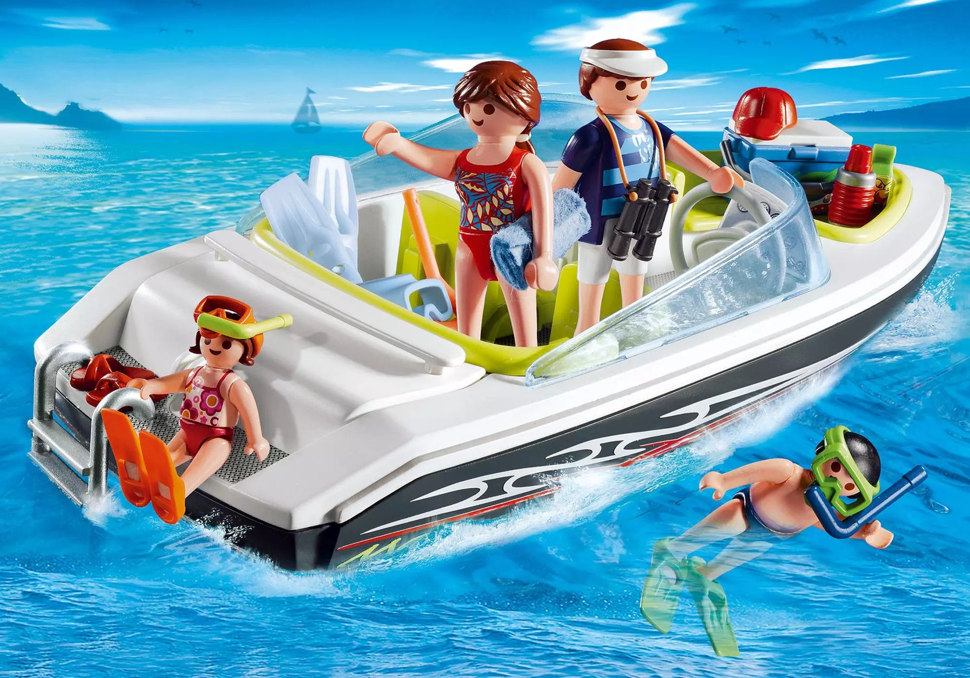 Playmobil 4862 Sammlerstück Schnittiges Sportboot - plegobil