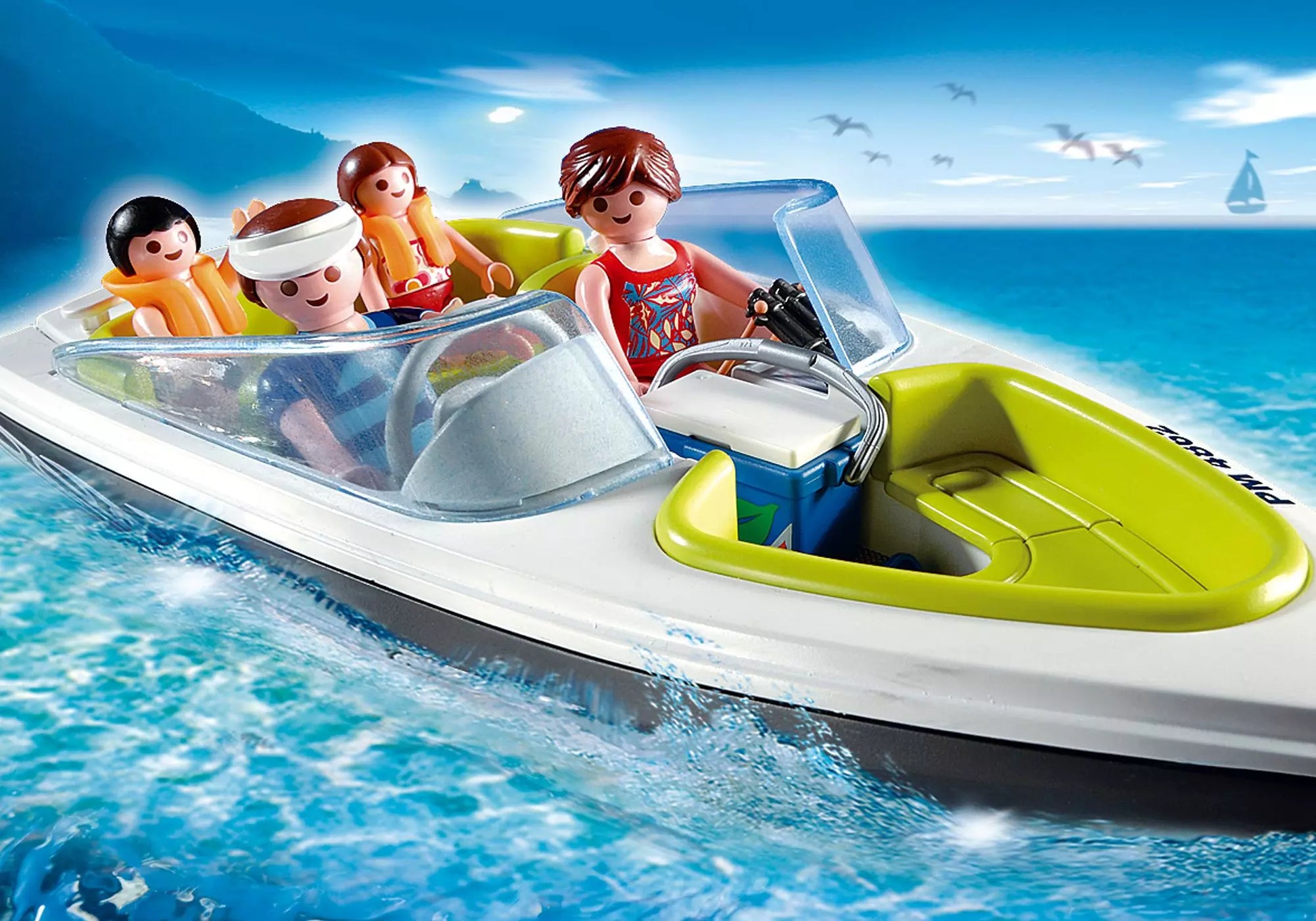 Playmobil 4862 Sammlerstück Schnittiges Sportboot - plegobil